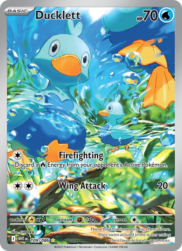Ducklett, White Flare 109/086