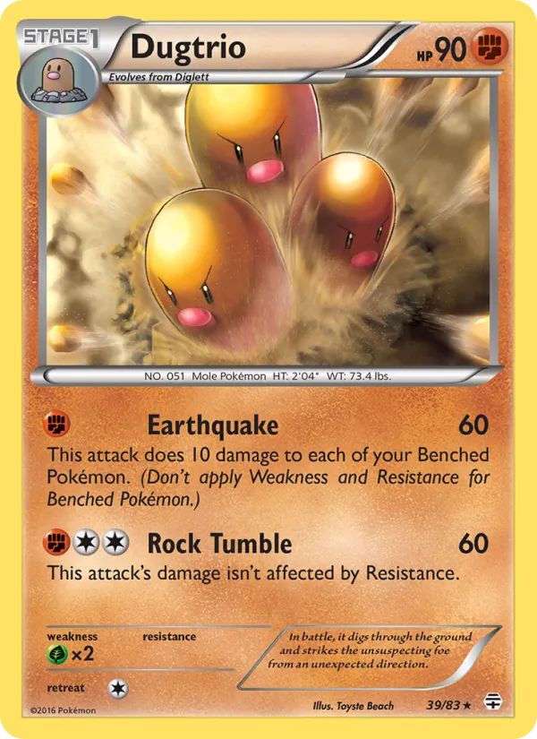 Dugtrio, Generations 039/083