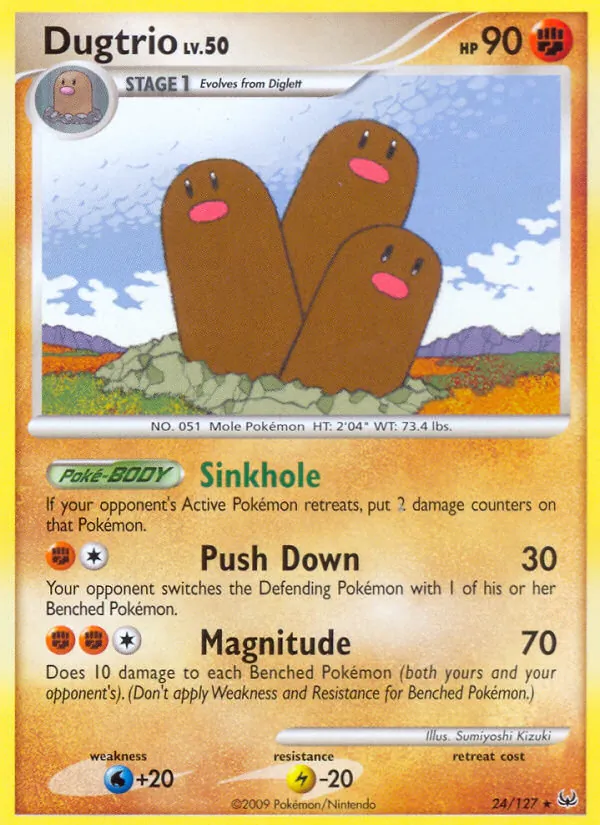 Dugtrio, Platinum 024/127