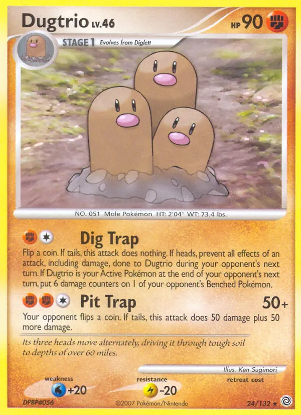 Dugtrio, Secret Wonders 024/132