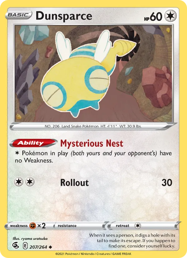 Dunsparce, Fusion Strike 207/264
