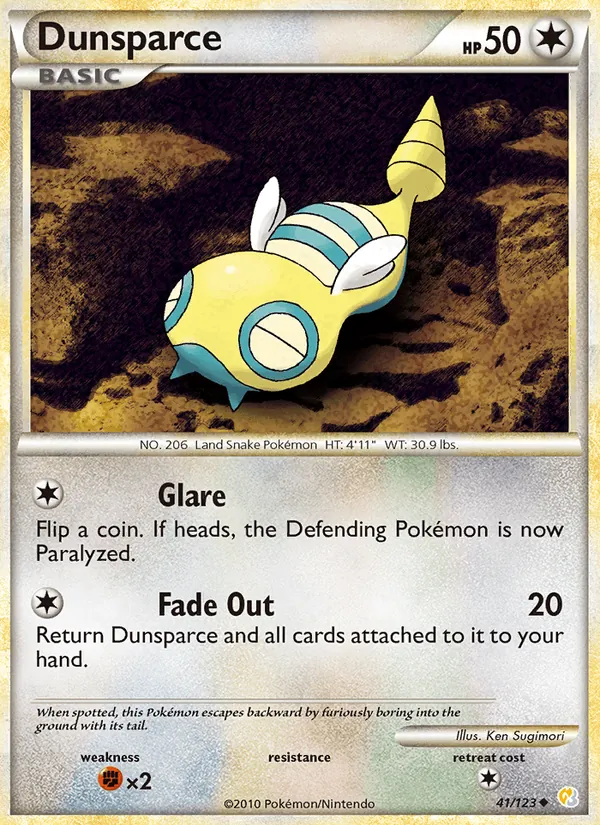 Dunsparce, HeartGold & SoulSilver 041/123