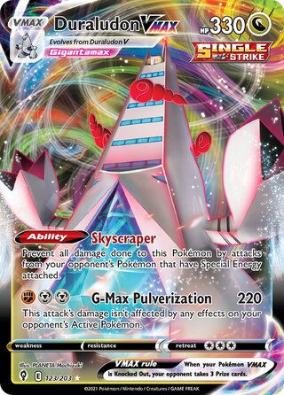 Duraludon VMAX, Play! Pokémon Prize Pack Series One 123/203