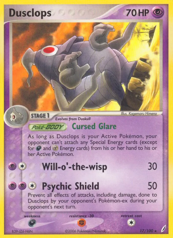 Dusclops, Crystal Guardians 017/100