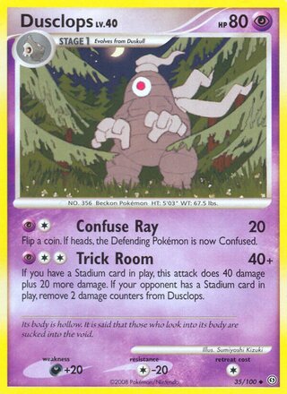 Dusclops, WC Deck 2010 (Boltevoir) 035/100