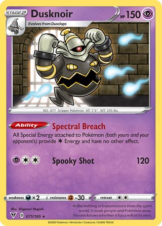 Dusknoir, Trick or Trade 2023 071/185
