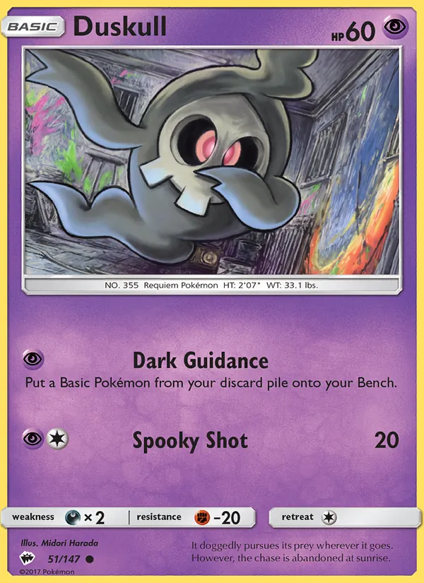 Duskull, Burning Shadows 051/147