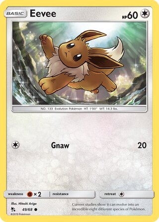 Eevee, Battle Academy 2020 (Mewtwo) 049/068