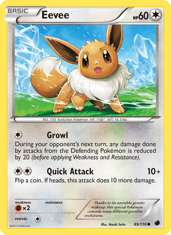 Eevee, Plasma Freeze 089/116