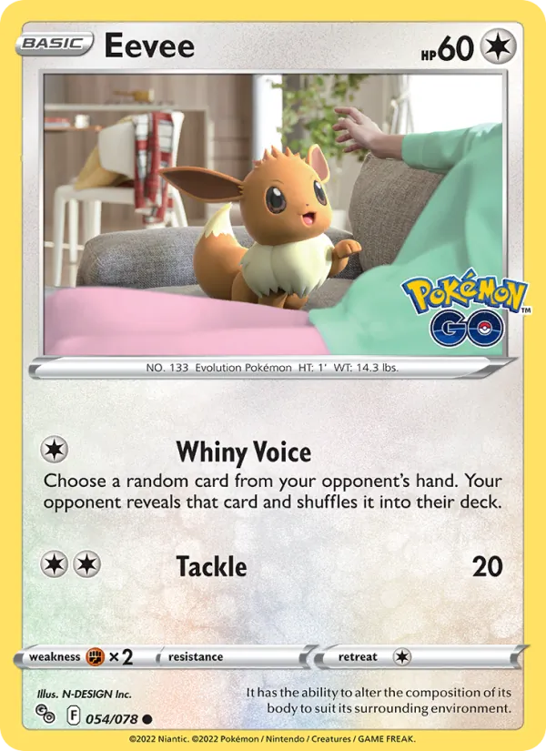 Eevee, Pokémon GO 054/078