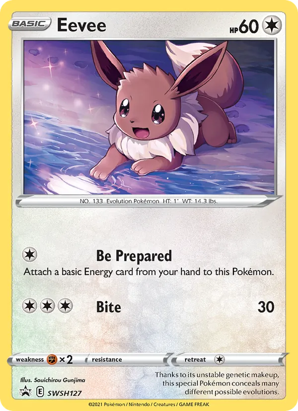 Eevee, SWSH Black Star Promos SWSH127/307
