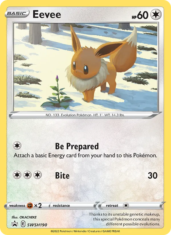 Eevee, SWSH Black Star Promos SWSH190/307