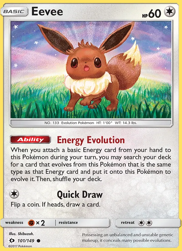 Eevee, Sun & Moon 101/149