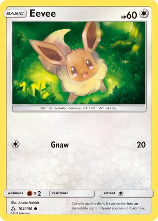 Eevee, SM Trainer Kit (Alolan Ninetales) 104/156