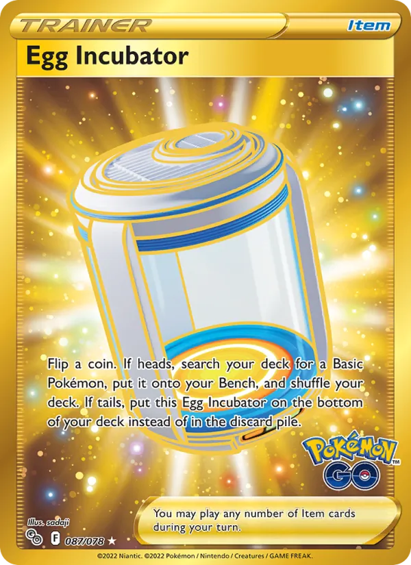 Egg Incubator, Pokémon GO 087/078