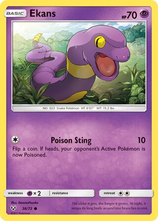 Ekans, Shining Legends 036/073