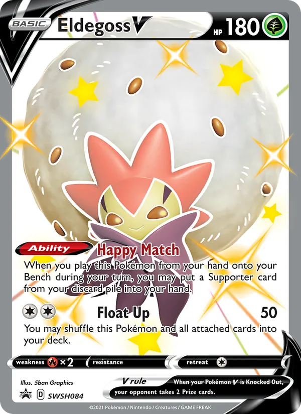 Eldegoss V, SWSH Black Star Promos SWSH084/307