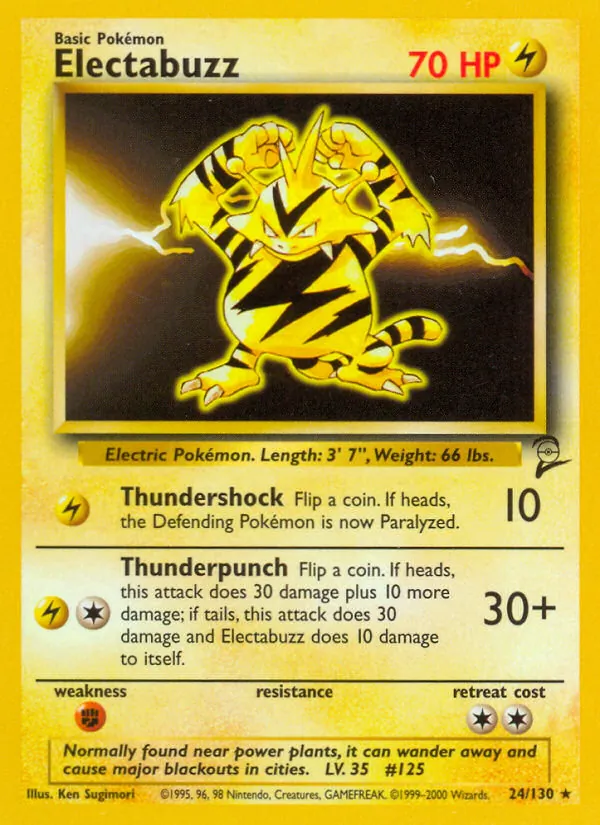 Electabuzz, Base Set 2 024/130