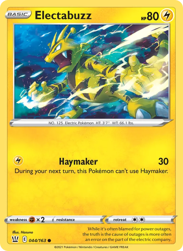 Electabuzz, Battle Styles 044/163