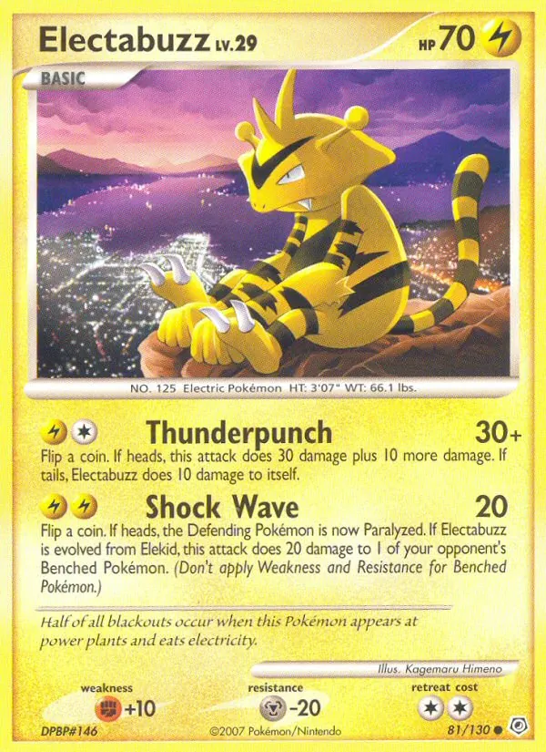 Electabuzz, Diamond & Pearl 081/130