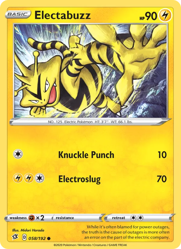 Electabuzz, Rebel Clash 058/192