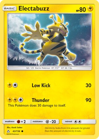 Electabuzz, Battle Academy 2020 (Pikachu) 043/156