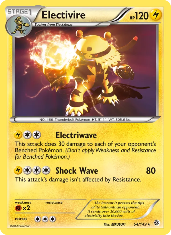 Electivire, Boundaries Crossed 054/149