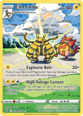 Electivire, Crown Zenith Galarian Gallery GG08/70