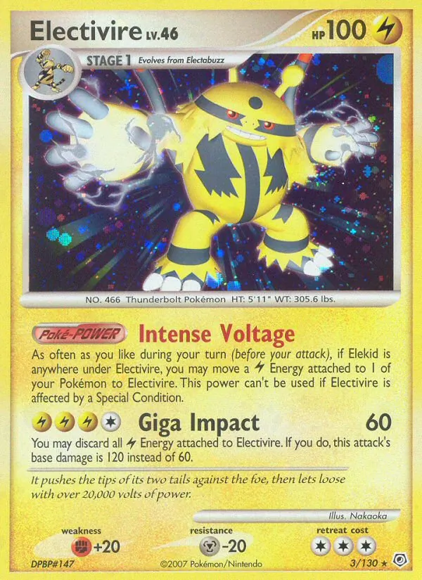 Electivire, Diamond & Pearl 003/130