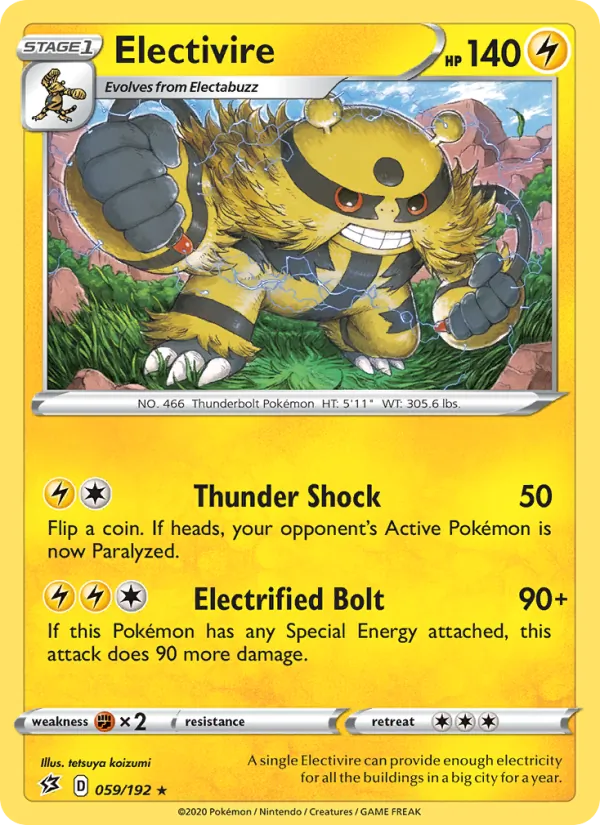 Electivire, Rebel Clash 059/192
