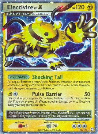 Electivire LV.X, Mysterious Treasures 121/123