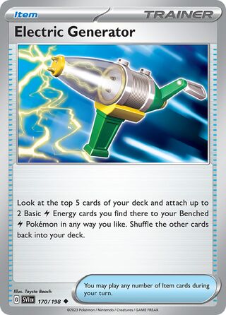 Electric Generator, Battle Academy 2024 (Pikachu) 170/198