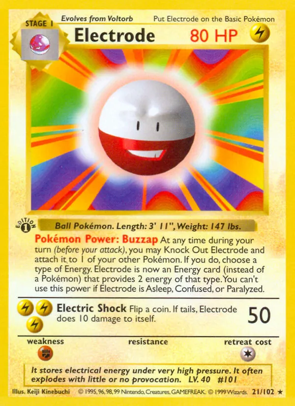 Electrode, Base 021/102