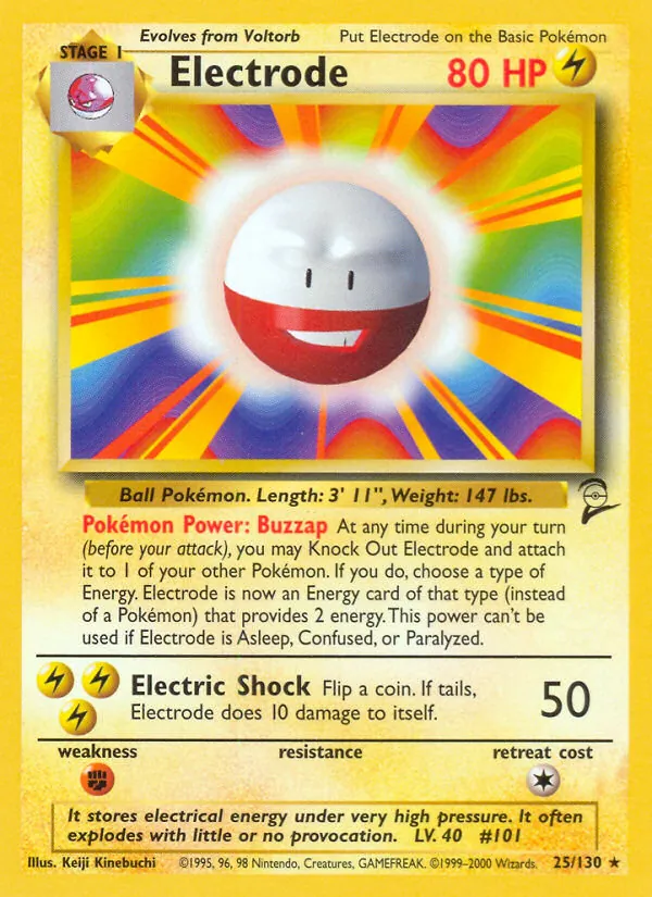 Electrode, Base Set 2 025/130