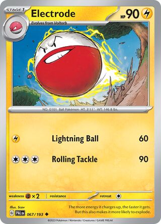 Electrode, Battle Academy 2024 (Pikachu) 067/193