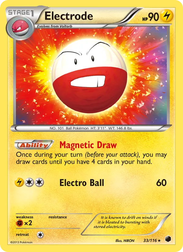 Electrode, Plasma Freeze 033/116