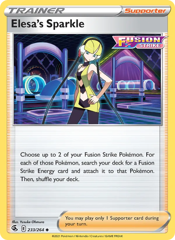 Elesa's Sparkle, Fusion Strike 233/264