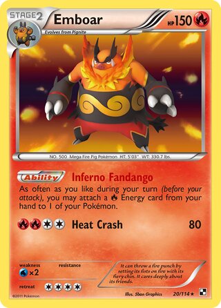 Emboar, WC Deck 2011 (Twinboar) 020/114