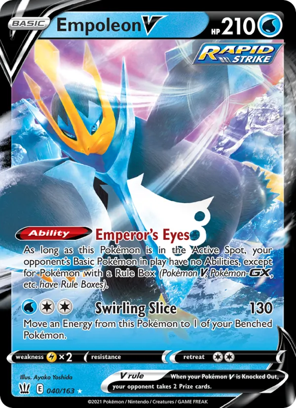 Empoleon V, Battle Styles 040/163