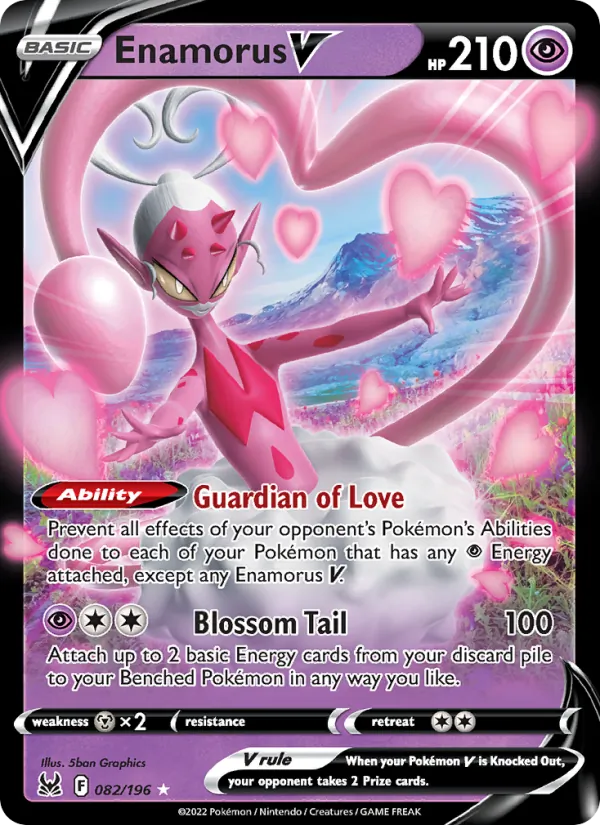 Enamorus V, Lost Origin 082/196