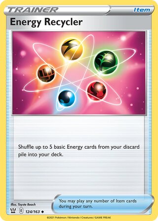 Energy Recycler, Battle Academy 2022 (Pikachu) 124/163