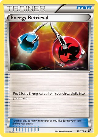 Energy Retrieval, WC Deck 2012 (Terraki-Mewtwo) 092/114