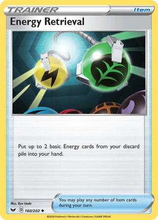 Energy Retrieval, Battle Academy 2022 (Cinderace) 160/202