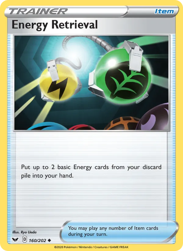 Energy Retrieval, Sword & Shield 160/202