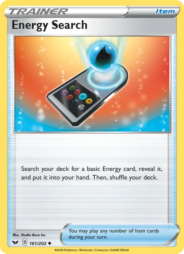 Energy Search, Sword & Shield 161/202