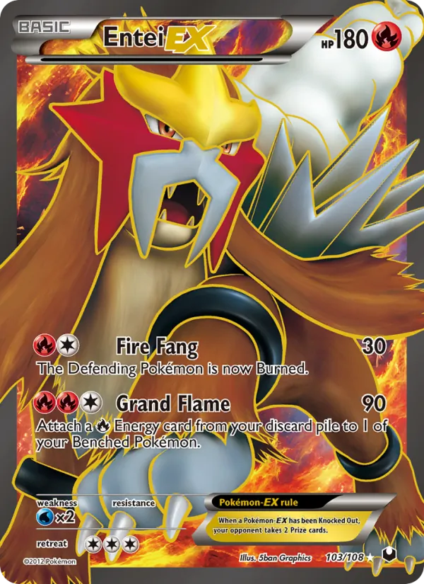 Entei-EX, Dark Explorers 103/108
