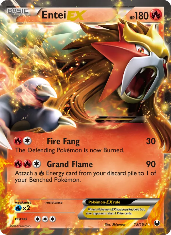 Entei-EX, Dark Explorers 013/108