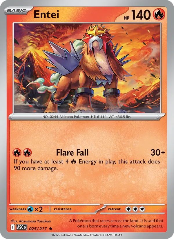 Entei, Ascended Heroes 025/217
