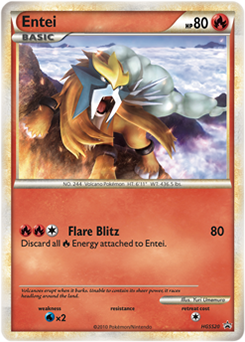 Entei, HeartGold & SoulSilver Promos HGSS20