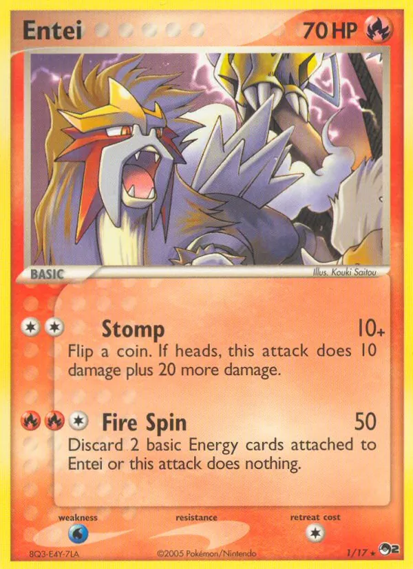 Entei, POP Series 2 001/017
